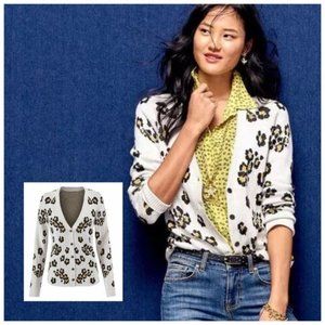 Cabi 5277 Kiki Leopard Animal Cardigan Sweater Small New in Bag